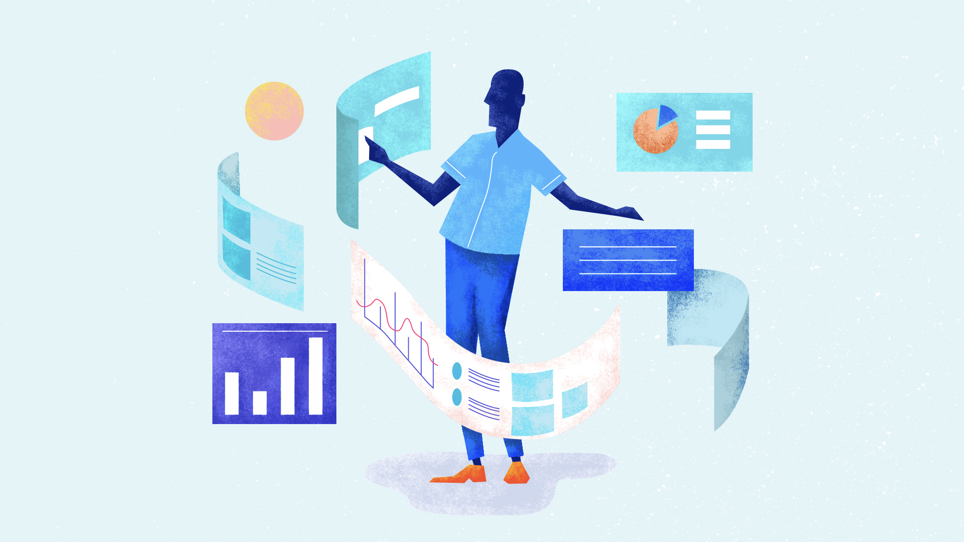 Information surrounding a person